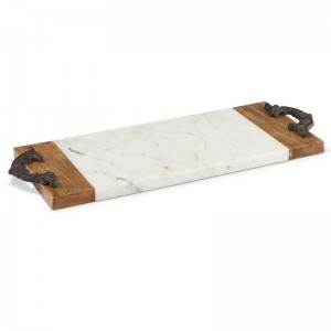 TGGC Antiquity Marble Wood Cutting and Serving Board TGGC1039